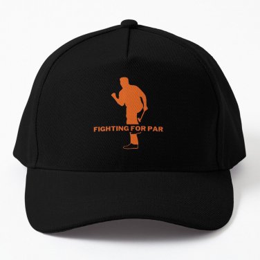 Fighting For Par And Celebrating Sinking a Par Putt Baseball Cap Casquette Hat Rave Cap