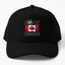 F-Ck Trudeau Save Canada Freedom Convoy Truckers Black Baseball Cap Casquette Dad Hats