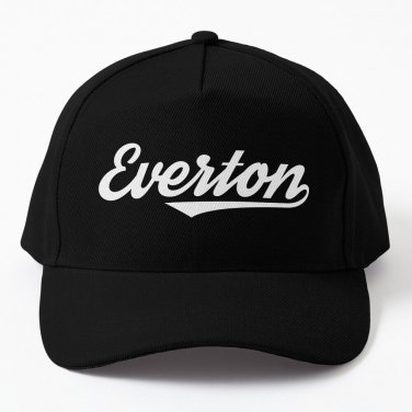 Everton Streetwear Font White Baseball Cap Casquette Anime Snap Back Hat Caps