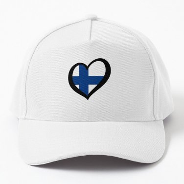 Eurovision-Style Heart Finland Baseball Cap Casquette Hats Baseball Cap Casquette Cap