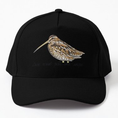 Ceci N'est Pas Une Snipe (Wilson's Snipe) Baseball Cap Hat Casquette Snapback