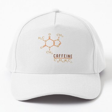 Caffeine Chemical Formula Baseball Cap Unisex Hat Casquette Snapback