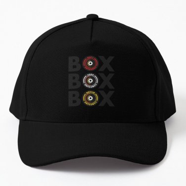 Box Box Box Infographic F1 Tyre Compound Design Baseball Cap Hat Casquette Snapback