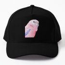 Bourke's parrot pink bird watercolor portrait Baseball Cap Hat Casquette Snapback