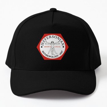 BONES - Jeffersonian Institute Intern Logo Baseball Cap Hat Casquette Snapback