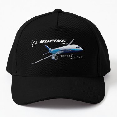Boeing 787 Dreamliner Baseball Cap Unisex Hat Casquette Snapback