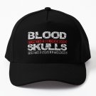 Blood For The Blood God, Skulls For The Skull Throne Print Cap Unisex Hat