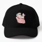 black santa and mrs claus blush pink vintage christmas dance Cap Unisex Hat