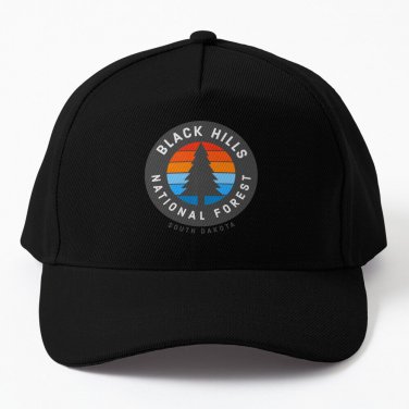 Black Hills National Forest South Dakota Vintage Baseball Cap Hat Casquette Snapback