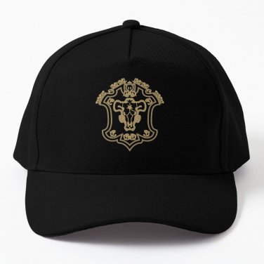 Black Clover - Black Bull Symbol Baseball Cap Unisex Hat Casquette Snapback