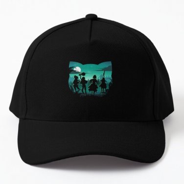Chomusuke Silhouette Essential Baseball Cap Hat Black Casquette Snapback Women Mens