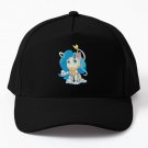 Chibi Puzzle Fighter Butterfly Baseball Cap Hat Black Casquette Mens Women