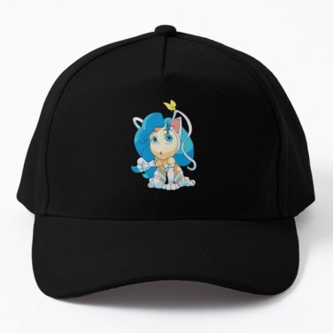 Chibi Puzzle Fighter Butterfly Baseball Cap Hat Black Casquette Mens Women