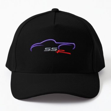 Chevy Ssr Ultra Violet Silhouette Baseball Cap Hat Casquette Black Czapka