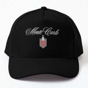 Chevy Monte Carlo Shirts Baseball Cap Casquette Hat Black Snapback Women