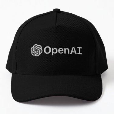 Chat Gpt Logo Baseball Cap Hat Black Casquette Snapback