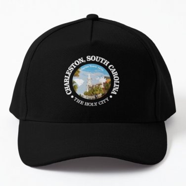 Charleston Sc B Baseball Cap Hat Casquette Women Black Snapback