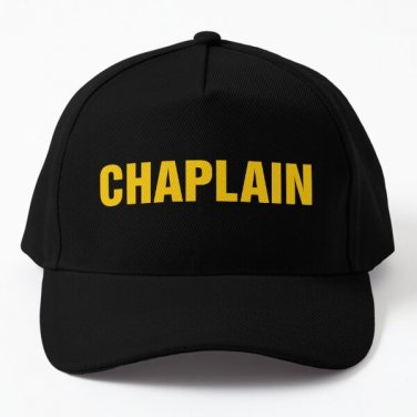Chaplain Gold Baseball Cap Hat Snapback Printed Hip Hop Czapka