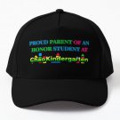 Chao Kindergarten Honor Student Baseball Cap Hat Czapka Casquette Snapback Printed Black