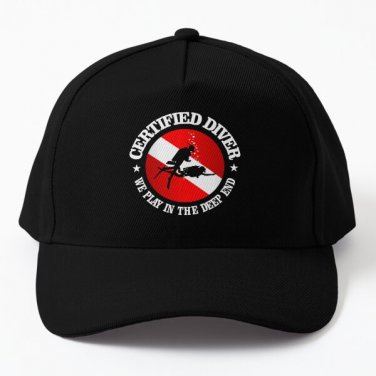 Certified Diver Rd Baseball Cap Hat Printed Casquette Czapka Snapback
