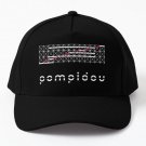 Centre Pompidou Modern Art Museum Baseball Cap Hat Snapback Casquette Black
