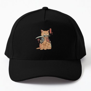 Catana Baseball Cap Hat Snapback Casquette Black Printed Hip Hop