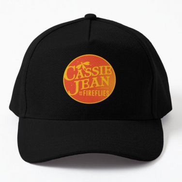 Cassie Jean And The Fireflies Color Logo Baseball Cap Casquette Hat Mens Snapback Women Black