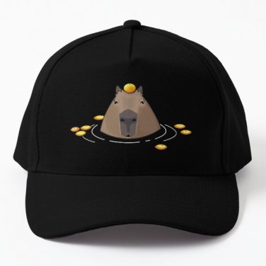 Capybara Baseball Cap Hat Casquette Hip Hop Snapback Printed