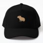 Capybara Baseball Cap Hat Black Printed Hip Hop Casquette