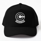Capsule Corp Retro Logo Baseball Cap Hat Casquette Mens Black