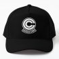Capsule Corp Logo Baseball Cap Hat Casquette Black Mens