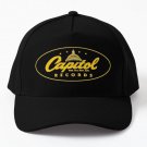 Capitol Label Pet Sound Yellow Baseball Cap Hat Black Hip Hop Casquette