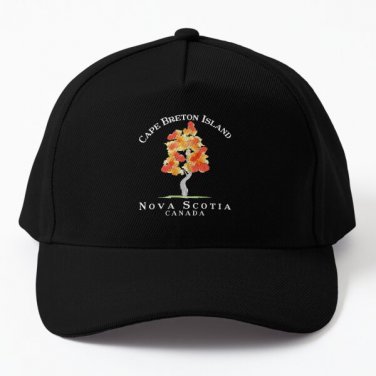 Cape Breton Island Baseball Cap Hat Hip Hop Black Printed Snapback Casquette Czapka