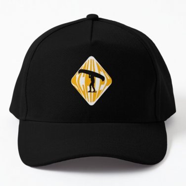 Canoe Portage Schlep Funny Baseball Cap Hat Casquette Black Czapka Printed