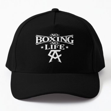 Canelo Alvarez No Boxing No Life Baseball Cap Hat Printed Hip Hop Czapka Black Fish