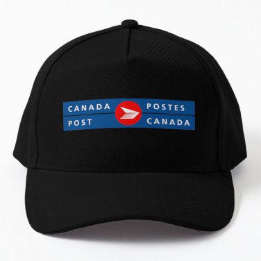 Canada Post Logo Billingual Baseball Cap Hat Mens Casquette Women