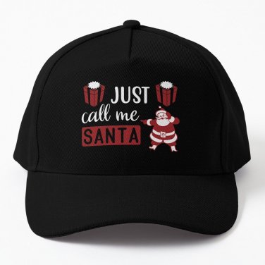 Just Call Santa  Christmas Gift Ideas Baseball Cap Casquette Cap Hats Rave Hats Man