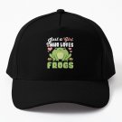 Just A Girl Who Loves Kawaii Frogs Baseball Cap Casquette Hat Hats