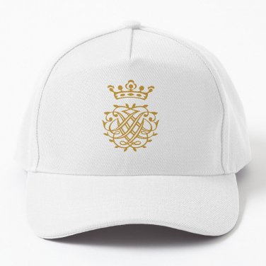 Johann Sebastian Bach Monogram Old Gold White Baseball Cap Casquette Trucker Hat Derby Hat
