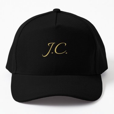 Jc Initials Gold Lettering Personalised Gifts Cap Casquette Christmas Hats Cap Caps Hat Cap