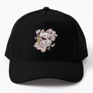 Japanese Kitsune Mask And Sakura Flower Baseball Cap Casquette Golf Hat Ball Cap Hat