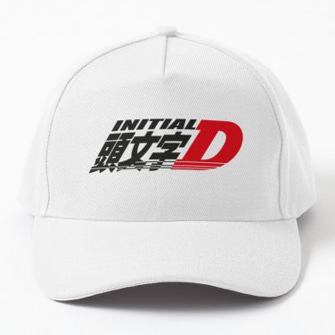 Japanese Initial D Logo Baseball Cap Casquette Boonie Hats Vintage Golf Cap Hats Cap