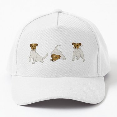 Jack Russell Terrier Pattern Baseball Cap Casquette Golf Cap Tactical Cap Caps Hat