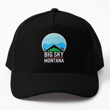 Big Sky Montana Shirt Big Sky Montana S Baseball Cap Hat Snapback Czapka Hip Hop Sun