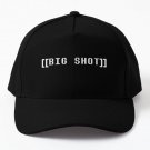 Big Shot Baseball Cap Hat Black Casquette Printed