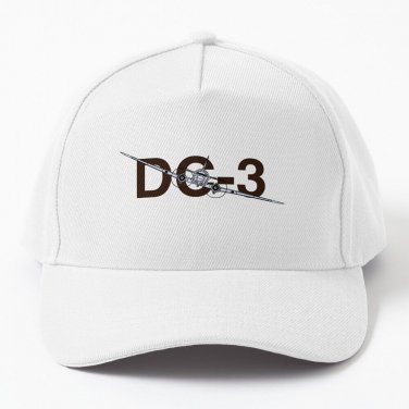 DC-3 Iconic Vintage Timeless Baseball Cap Unisex Hat Casquette Snapback