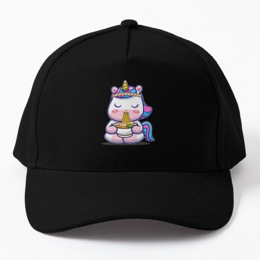 Cute Funny unicorn I Just Really Love Ramen Anime unicron Baseball Cap Hat Casquette Snapback
