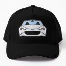 Crystal White Pearl Mica ND Miata Roadster Baseball Cap Hat Casquette Snapback