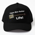 Cigar-Box Guitar Life 1 White Letters Baseball Cap Unisex Hat Casquette Snapback