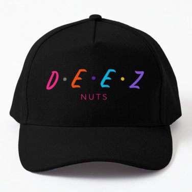 Deez Friends Style Nuts Baseball Cap Hat Mens Casquette Women Black